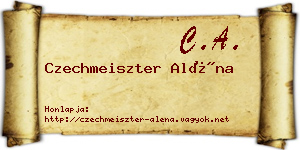 Czechmeiszter Aléna névjegykártya